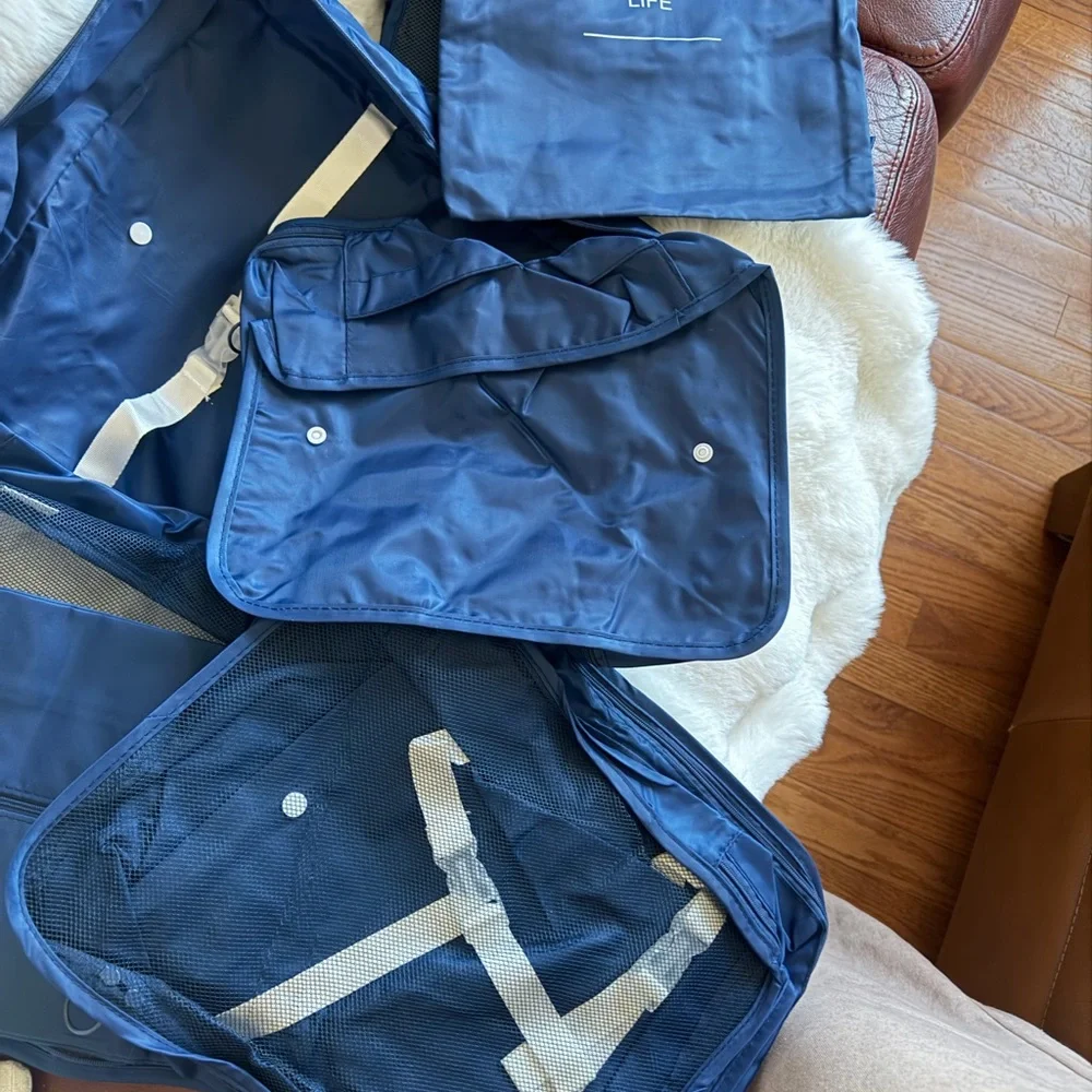 Navy Travel Organizer Set